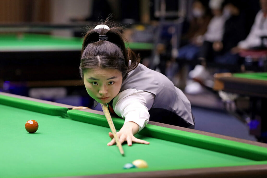 Bai Yulu joueuse snooker