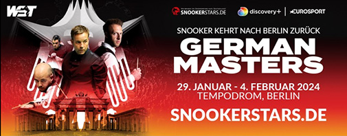 Affiche German Masters 2024 snooker