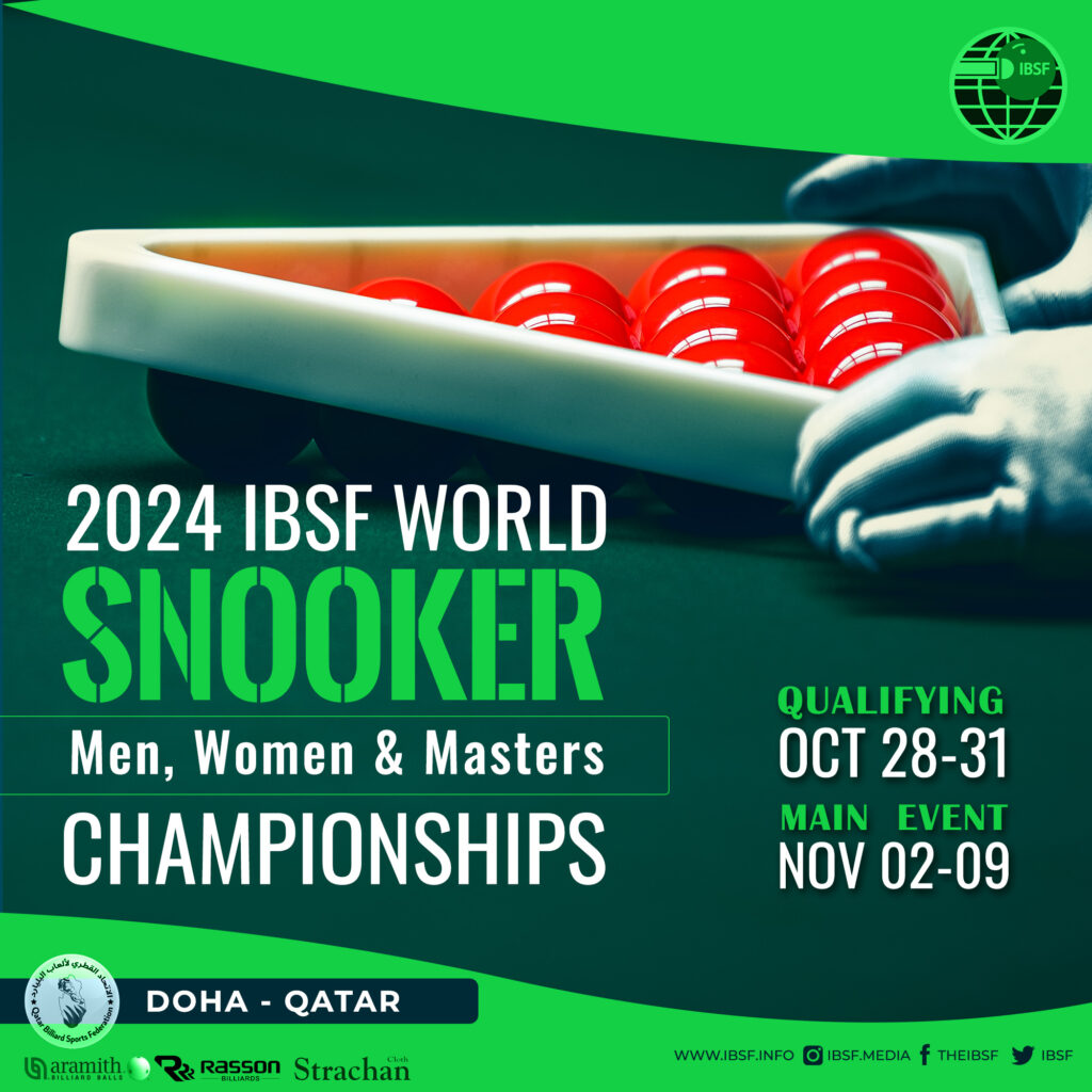 Affiche Championnat du Monde IBSF de snooker