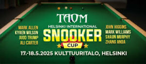 Affiche Helsinki International Cup 2025 Snooker
