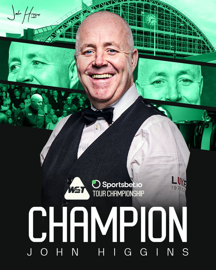John Higgins vainqueur Tour Championship 2025