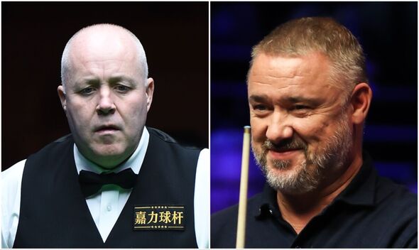 John Higgins et Stephen Hendry bruits