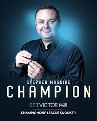 Stephen aguire vainqueur Championship League ranking 2025