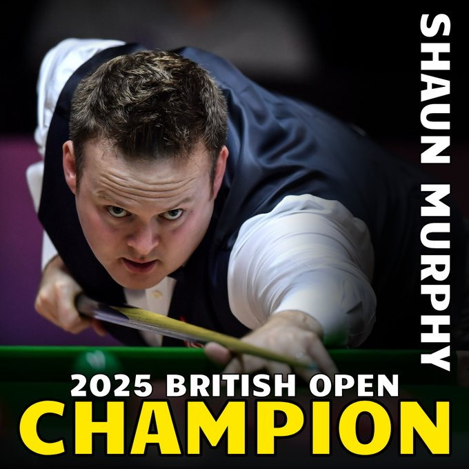 Shaun Murphy vainqueur de l'Open de Grande-Bretagne (British Open) 2025