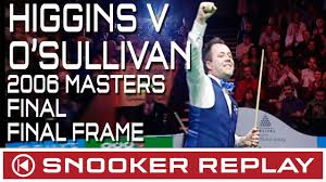 Higgins vainqueur Masters 2006
