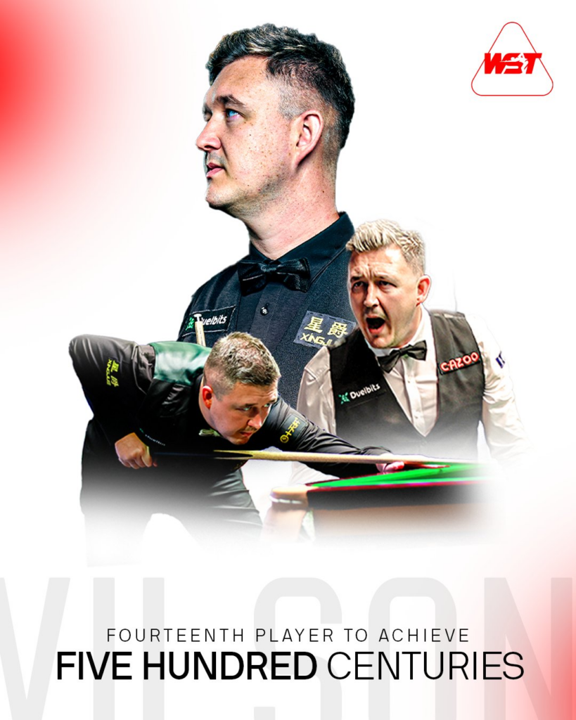 Kyren Wilson 500 centuries