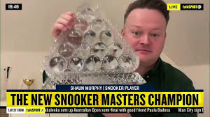 Shaun Murphy vainqueur des Masters 2025