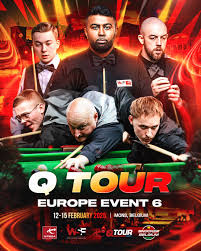 Affiche 6e épreuve Q Tour Europe Snooker 