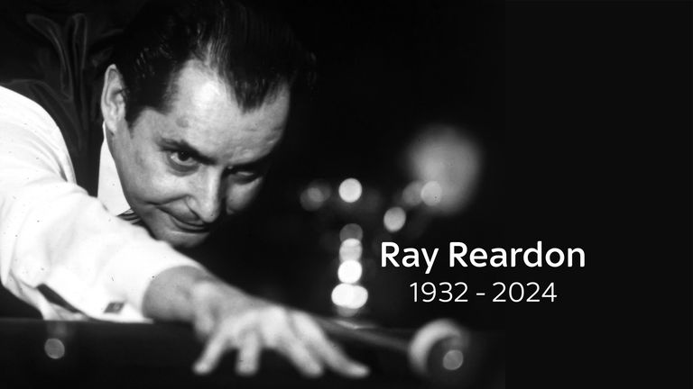 Ray Reardon, surnommé "Dracula", figure dominante des années 1970