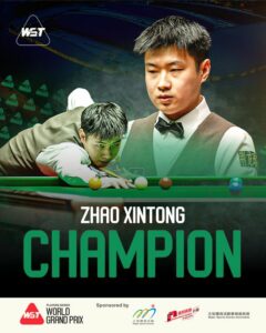 Zhao Xintong vainqueur World Grand Prix 2026
