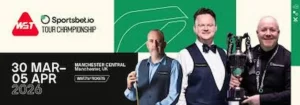 Affiche Tour Championship snooker 2026