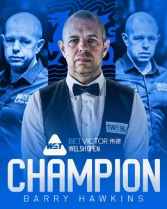 Barry Hawkins vainqueur Welsh Open 2026 snooker