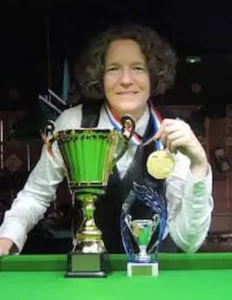 Christelle Pedat joueuse française de snooker
