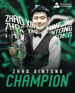 Zhao Xintong vainqueur Tour Champioship 2026 snooker