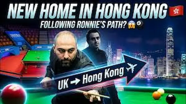 Hossein Vafaei élit résidence à Hong Kong, tout comme Ronnie O'Sullivan avant lui