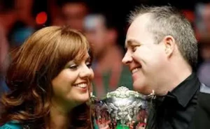 John Higgins avec sa femme Denise