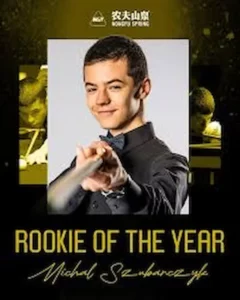 Michal Szubarczyk élu Rookie de l'année 2026