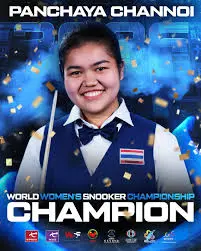 Panchaya Channoi championne du monde féminine de snooker 2026