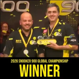 Ronnie O'Sullivan vainqueur Global Snooker 900 2026