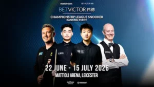 Affiche Championship League ranking 2026 snooker