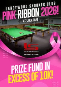 Affiche Pink Ribbon 2026 snooker