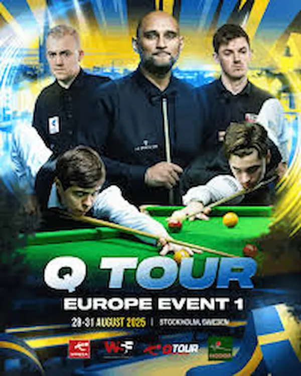 Affiche Epreuve 2 Q Tour 2025-2026 snooker