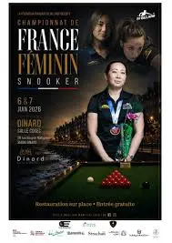 Affiche Championnat de France de snooker féminin 2026
