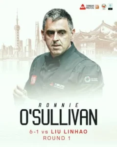 Ronnie O'Sullivan aux Masters de Shanghaï 2026