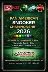 Affiche Championnat panaméricain PABSA 2026 snooker