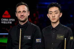 Wu Yize vs David Gilbert China Open 2026 snooker