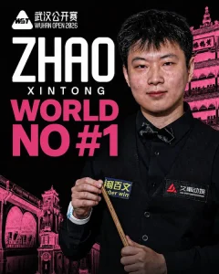 Zhao Xintong n°1 mondial